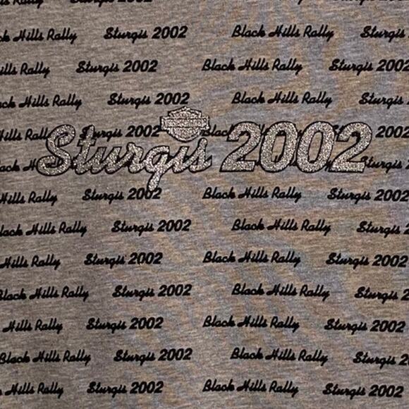 Harley Davidson Size Medium 2002 Sturgis Black Hills Rally Rapid City HD - Picture 3 of 3